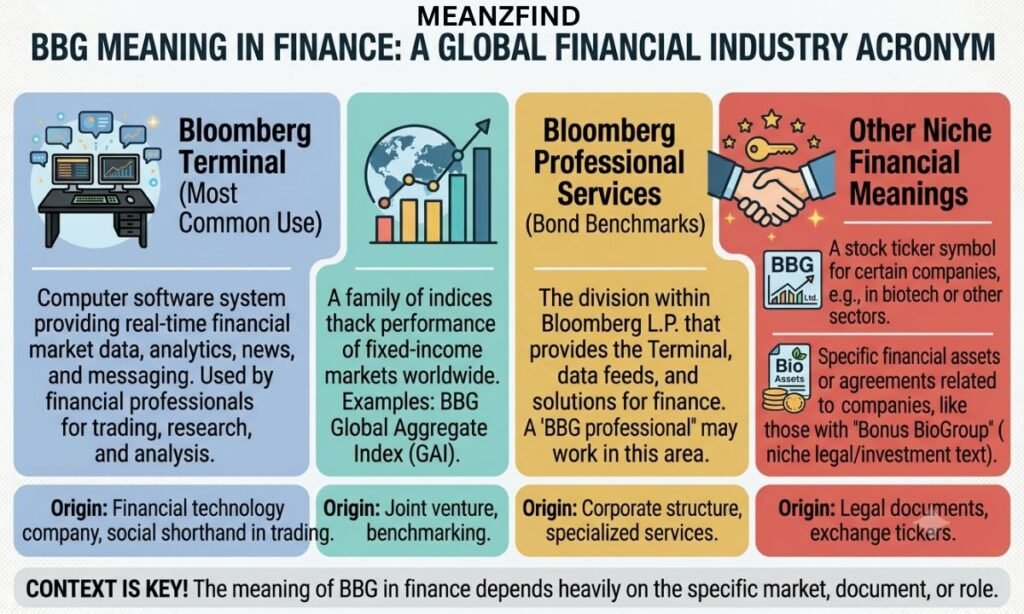 BBG Meaning Finance