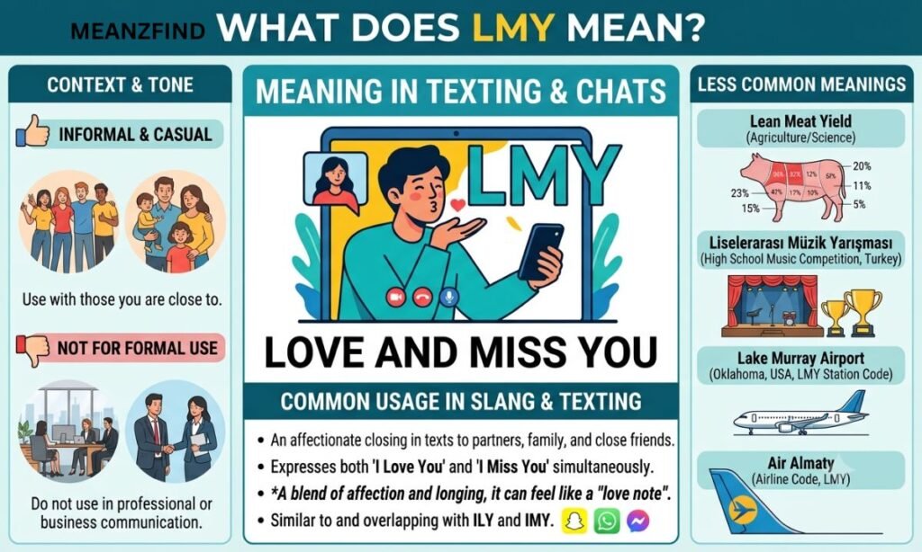 LMY Meaning in Texting and Online Chats