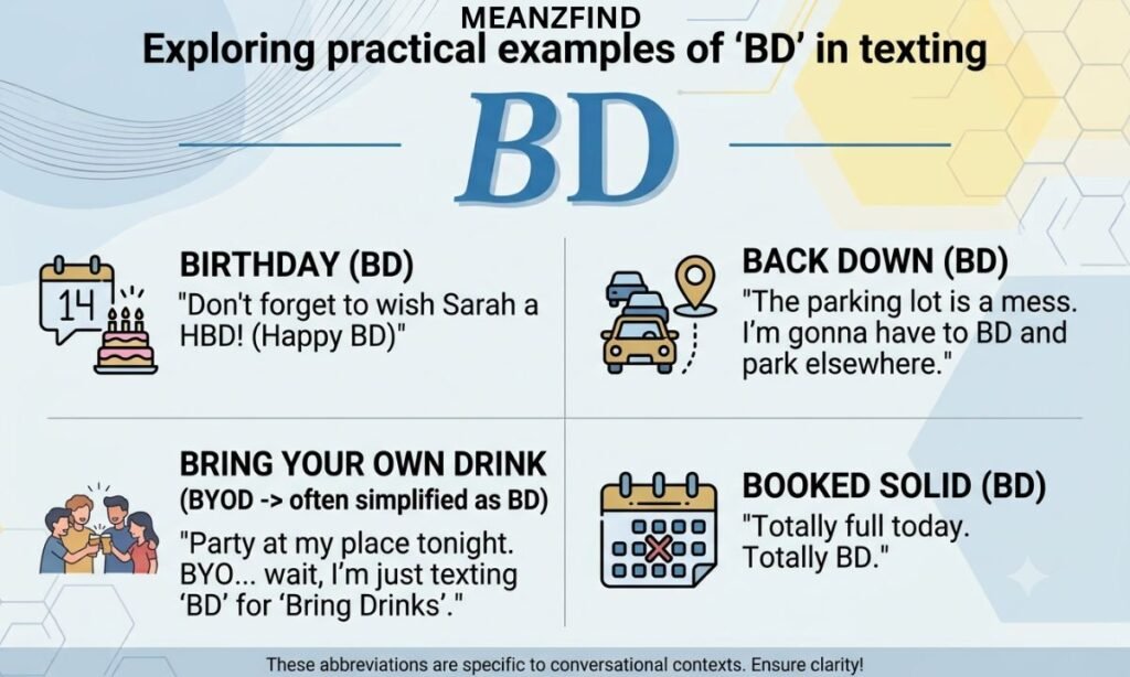 Practical Examples of BD in Texting
