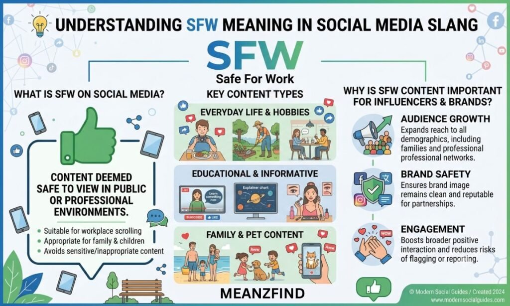 SFW Meaning in Social Media Slang