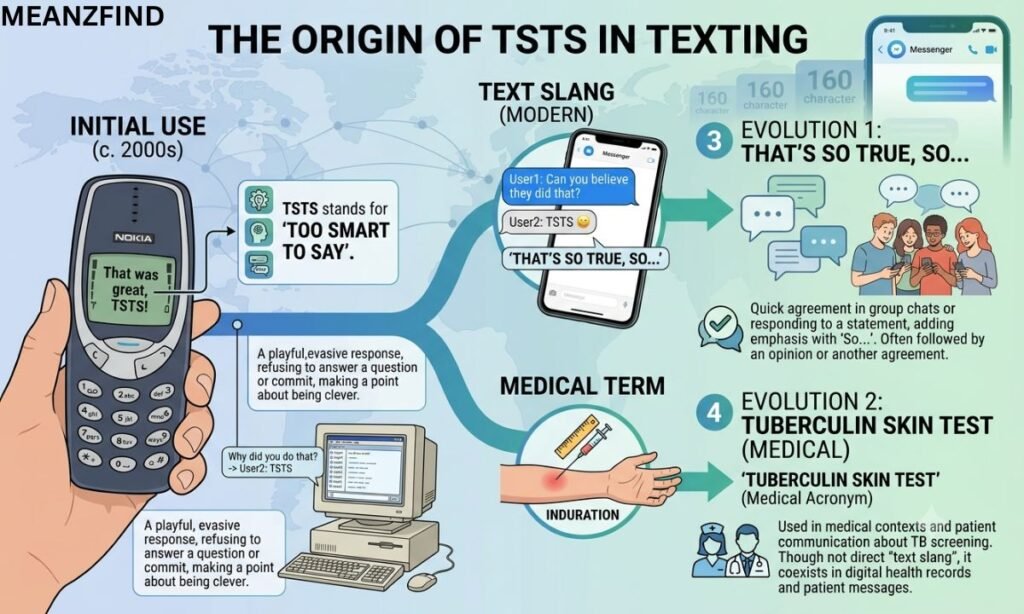 The Origin of TSTS in Texting