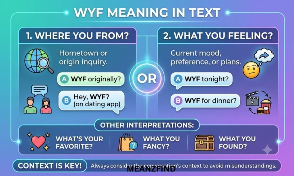WYF Meaning in Text
