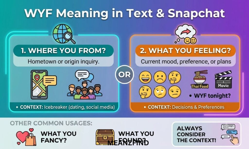 WYF Meaning in Text Snapchat