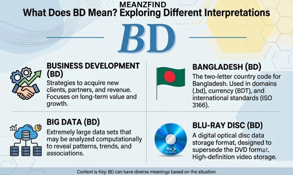 What Does BD Mean?
