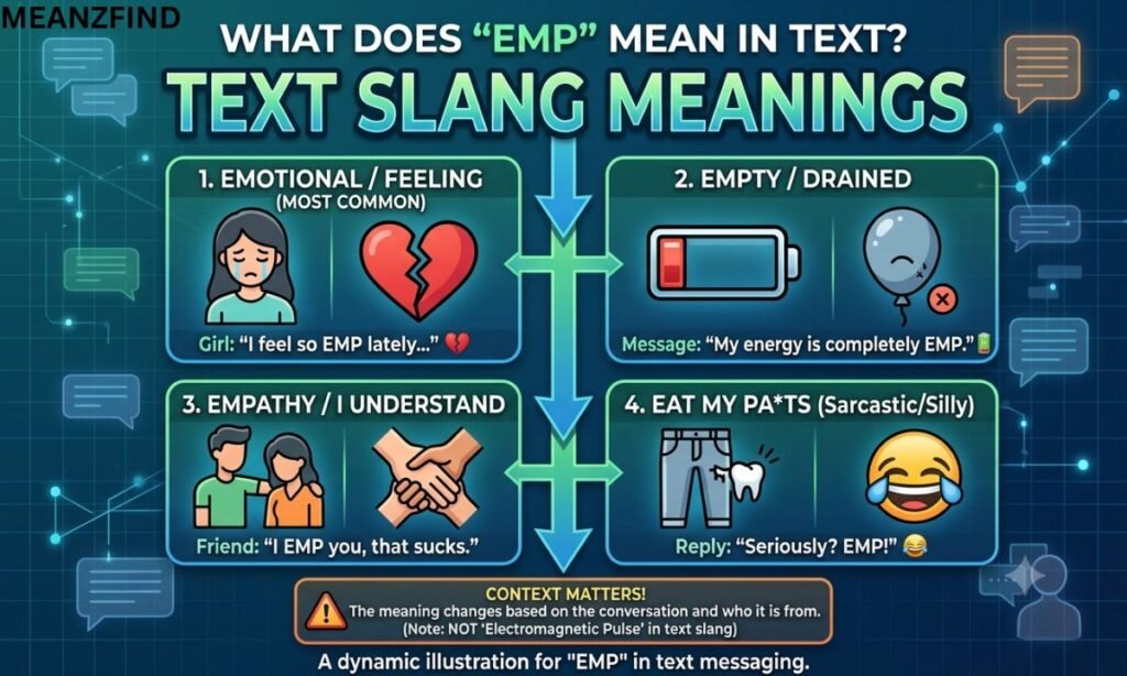 What Does EMP Mean in Text?
