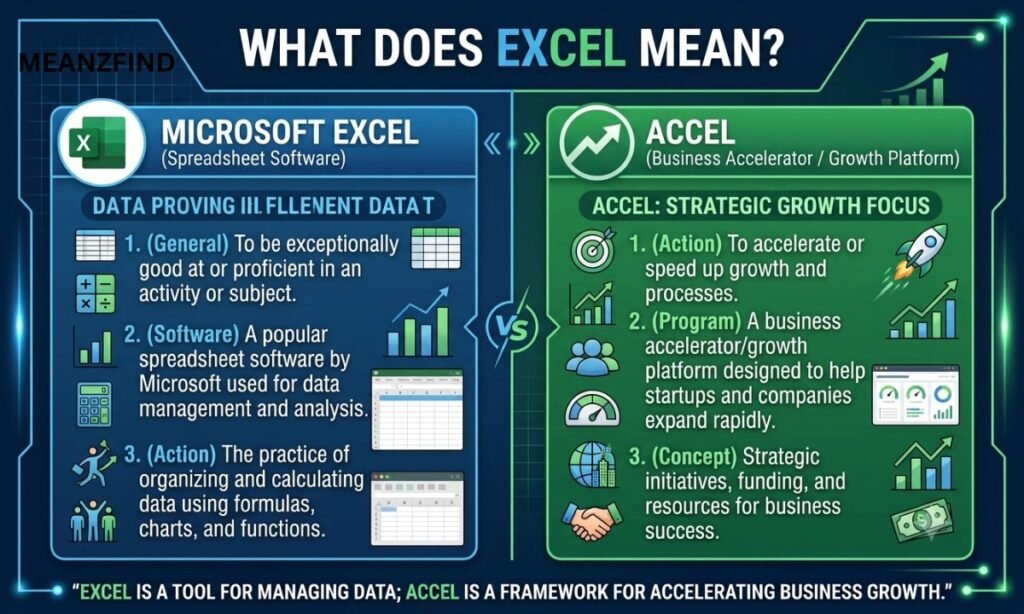 What Does Excel Mean?