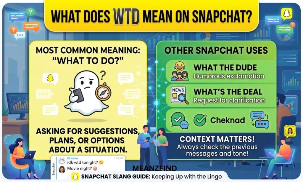 What Does WTD Mean Snapchat
