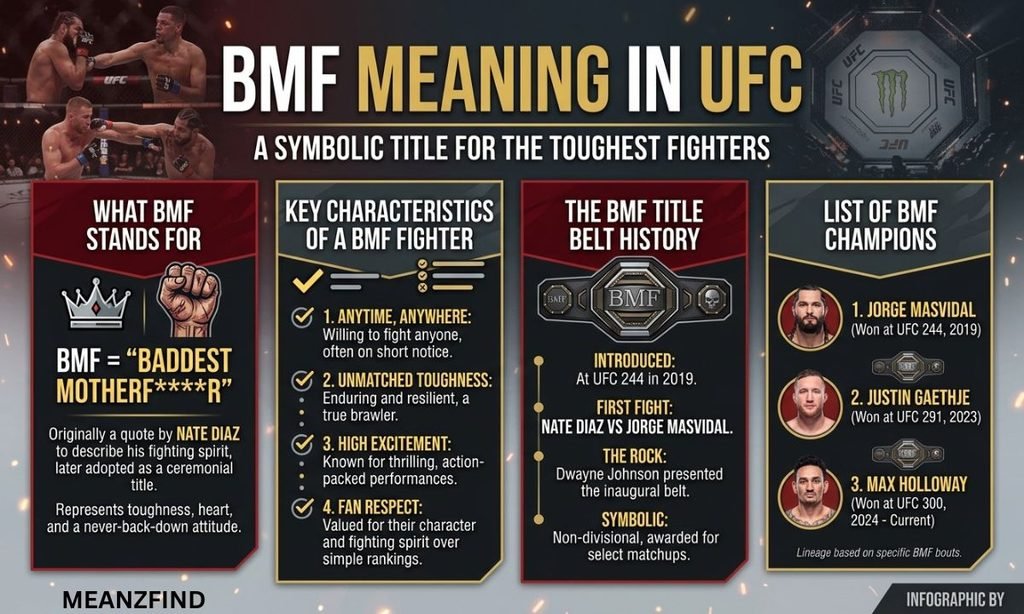 BMF Meaning UFC
