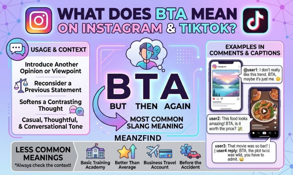 BTA Meaning on Instagram & TikTok