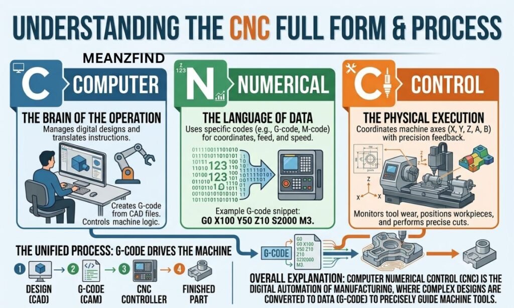 CNC Full Form Explained
