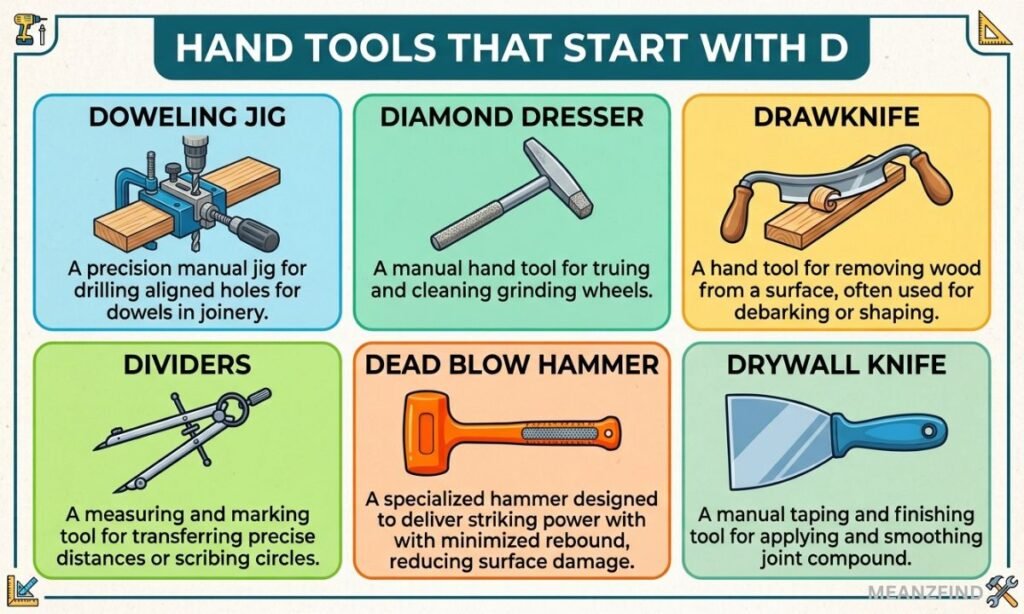 Hand Tools That Start With D
