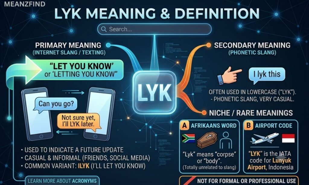 LYK Meaning & Definition