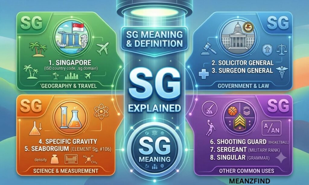 SG Meaning & Definition