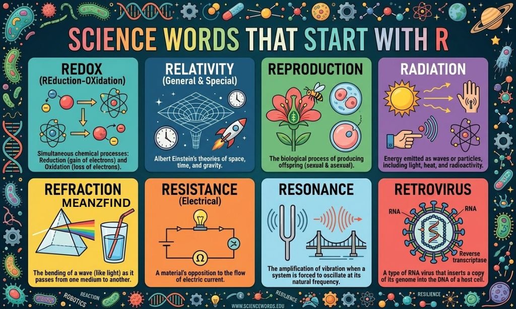 Science Words That Start With R