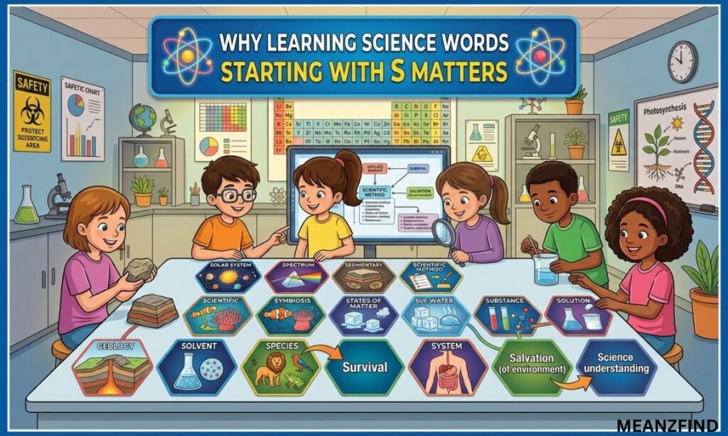 Why Learning Science Words Starting With S Matters