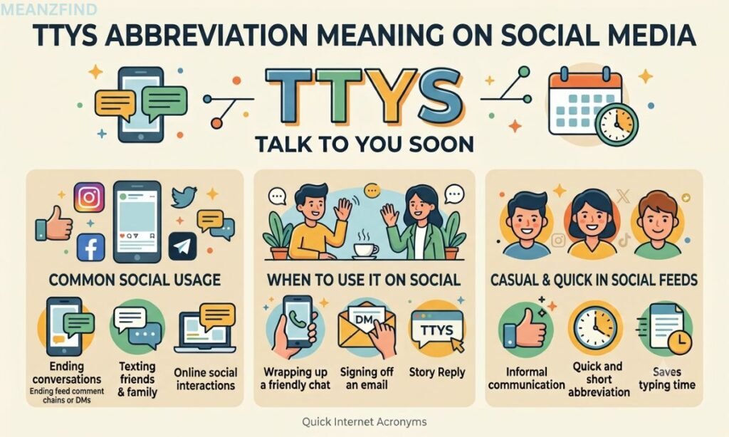 TTYS Abbreviation Meaning on Social Media