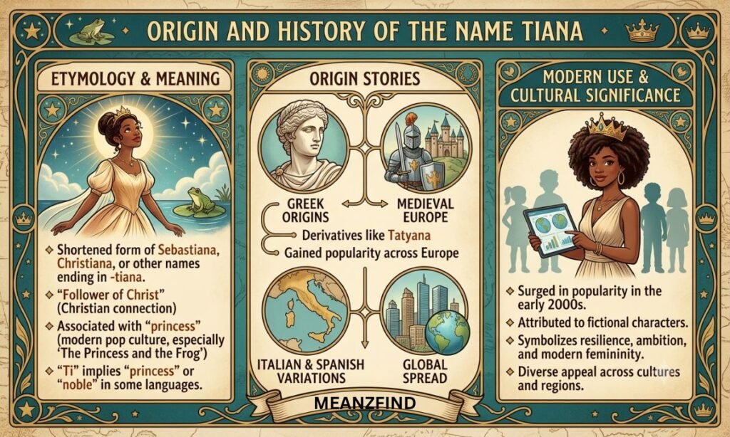 Tiana Name Origin and History