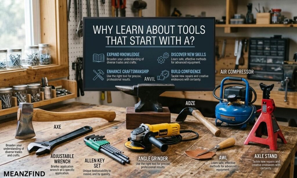 Why Learn About Tools That Start with A?