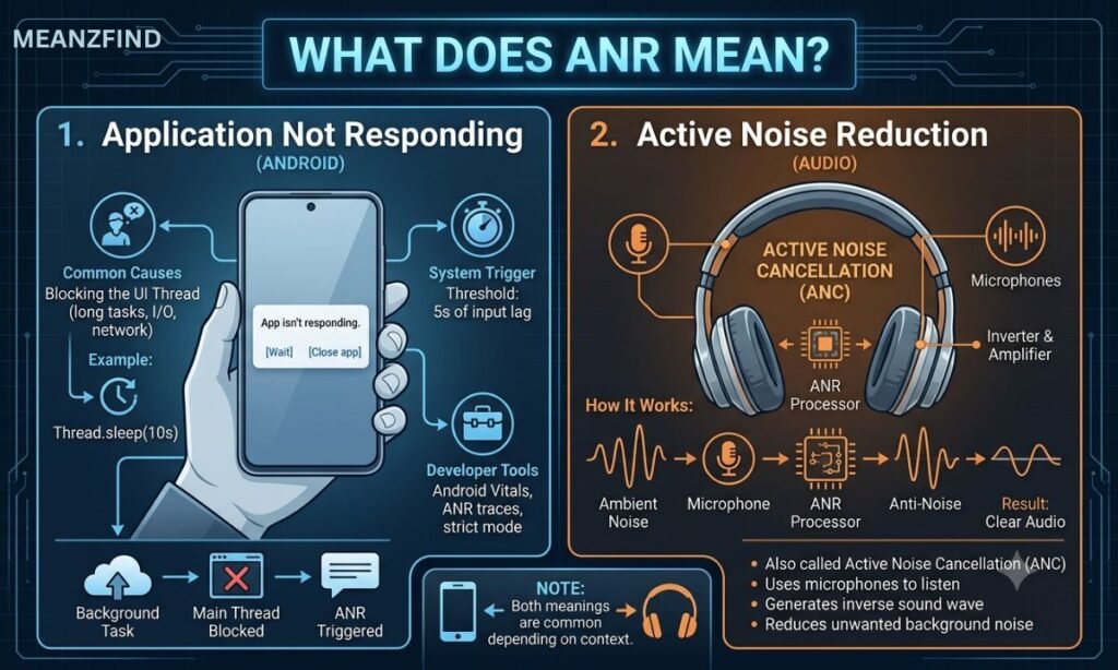 What Does ANR Mean?