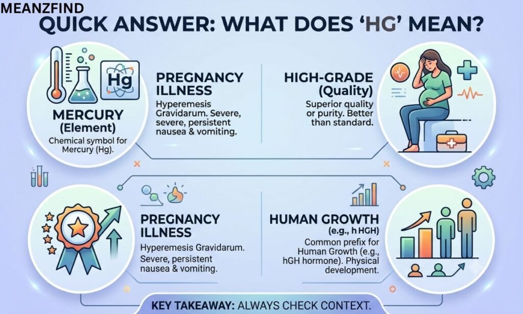 What Does HG Mean? Quick Answer