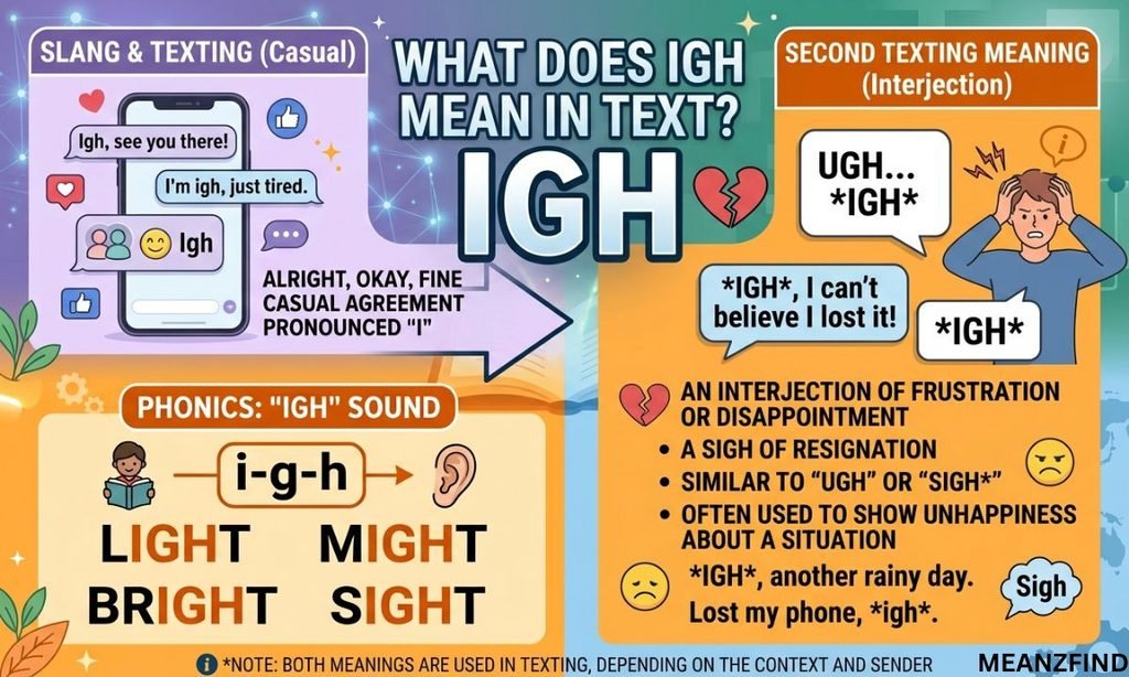 What Does IGH Mean in Text?