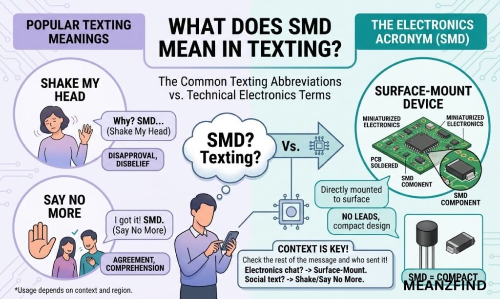 What Does SMD Mean In Texting?

