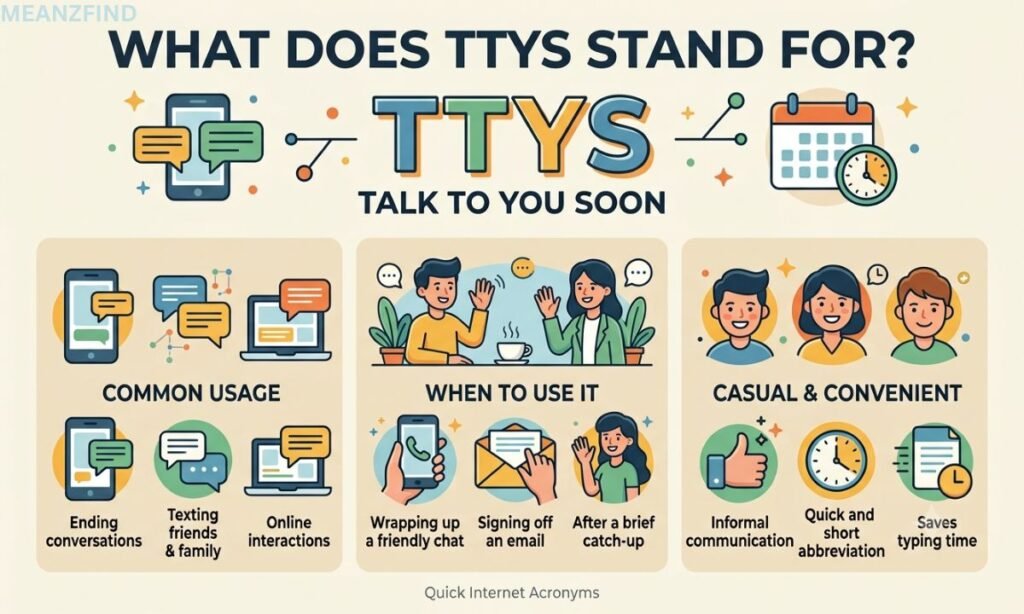 What Does TTYS Stand For?