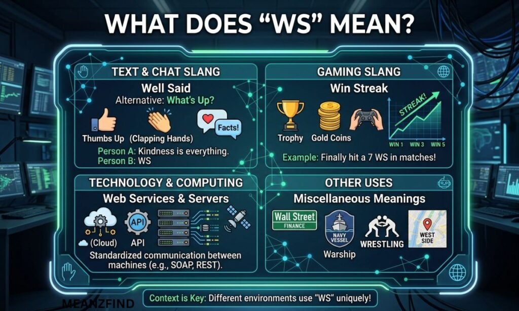 What Does WS Mean?