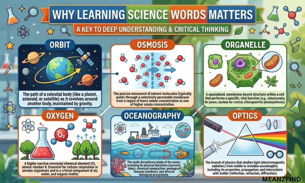 Why Learning Science Words Matters