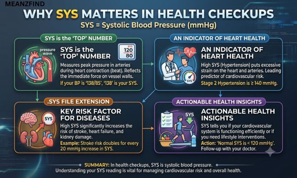 Why SYS Matters in Health Checkups
