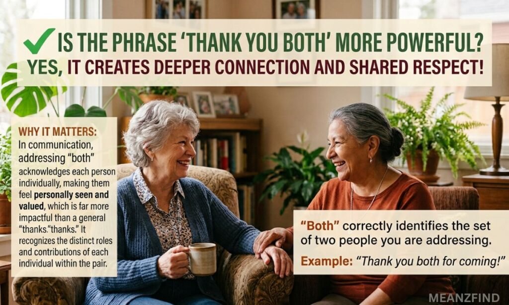 Why "Thank You Both" Matters in Communication
