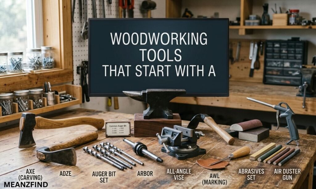 Woodworking Tools That Start with A