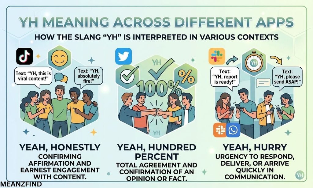 YH Meaning Across Different Apps