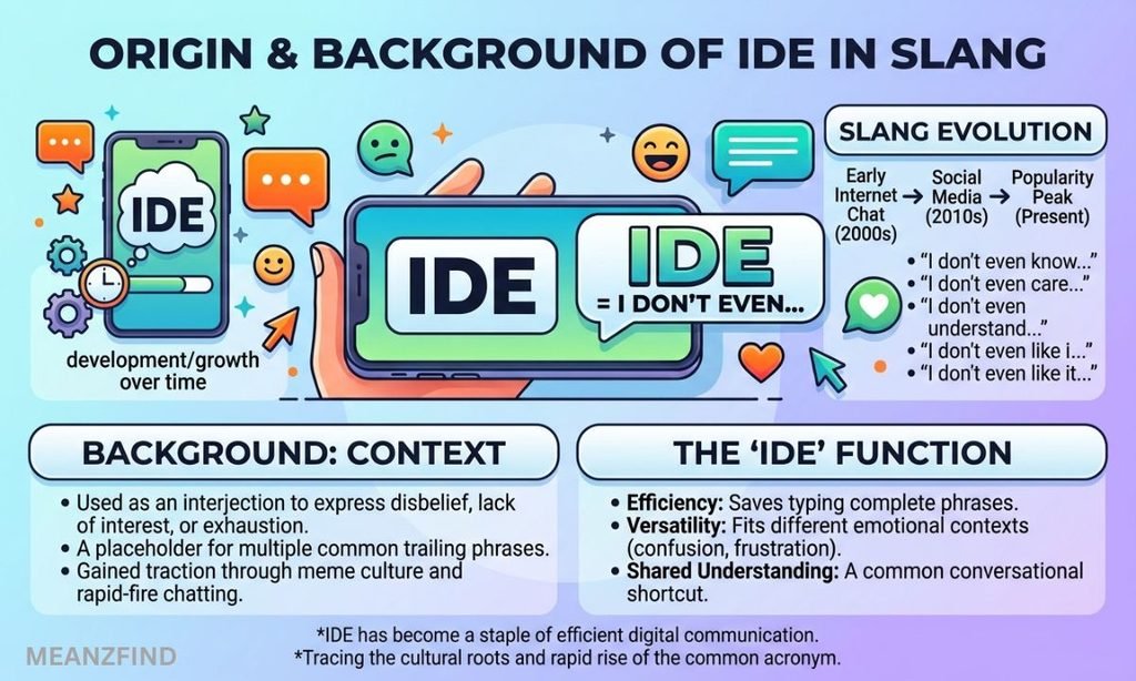 Origin & Background of IDE in Slang