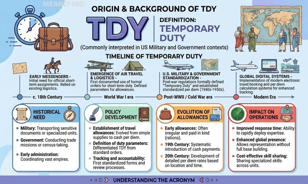 Origin & Background of TDY