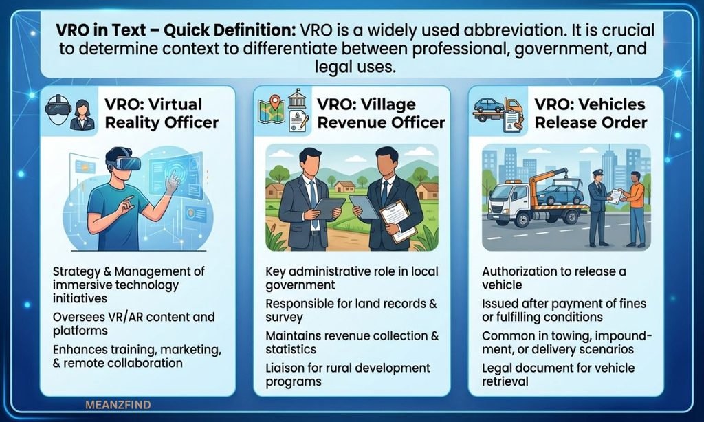 VRO Meaning in Text – Quick Definition