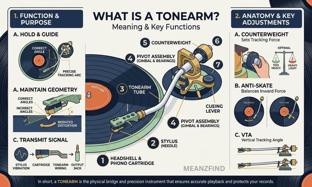 What is Tonearm Meaning