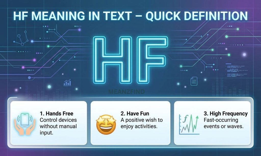 HF Meaning in Text – Quick Definition