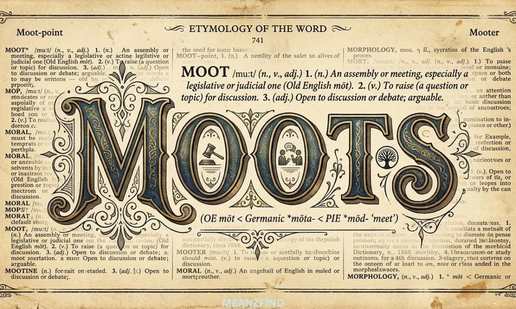 Origin & Background of the Word “Moots”