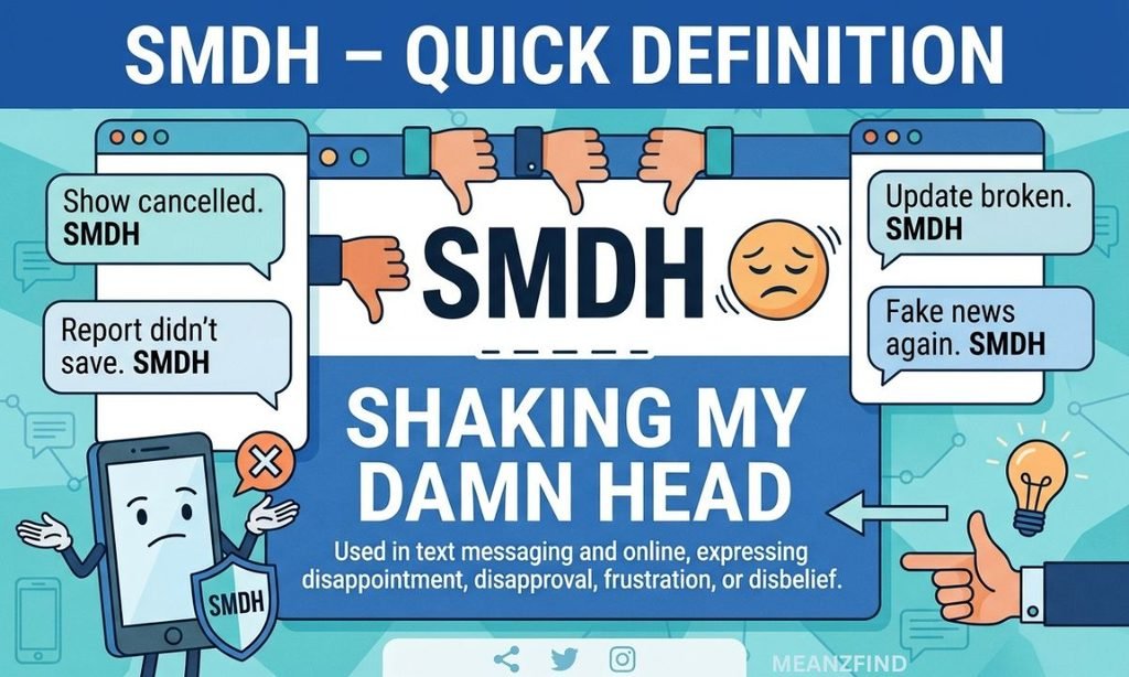 SMDH Meaning in Text – Quick Definition