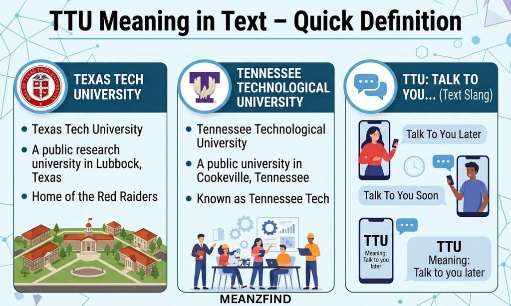 TTU Meaning in Text – Quick Definition