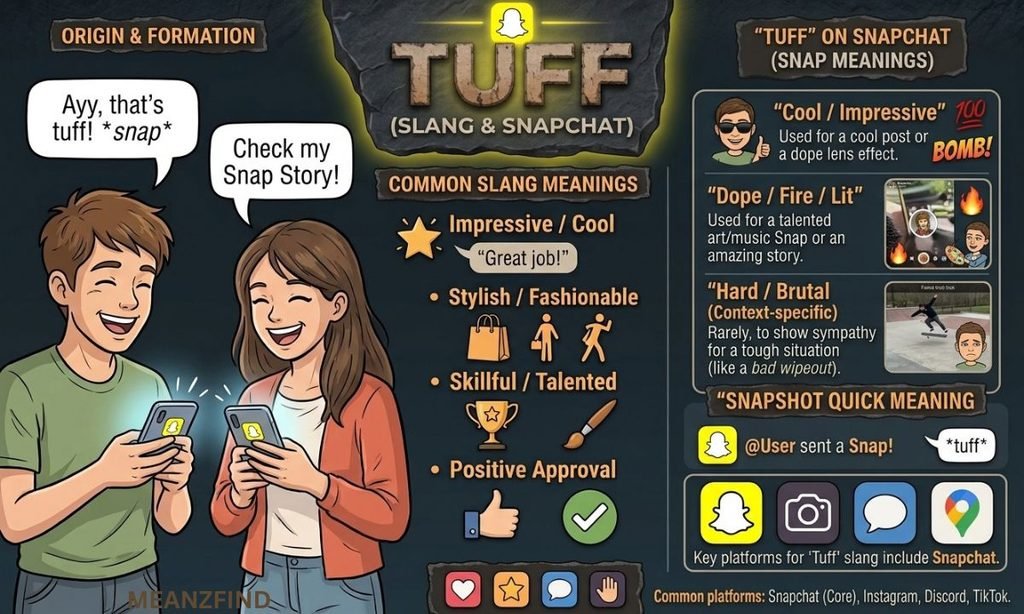 Tuff Meaning on Snapchat