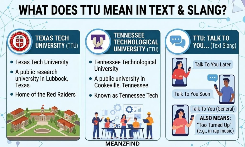What Does TTU Mean In Text