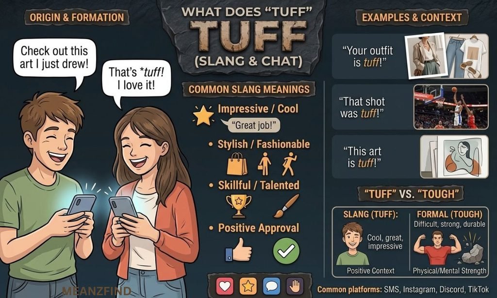 What Does Tuff Mean in Text?